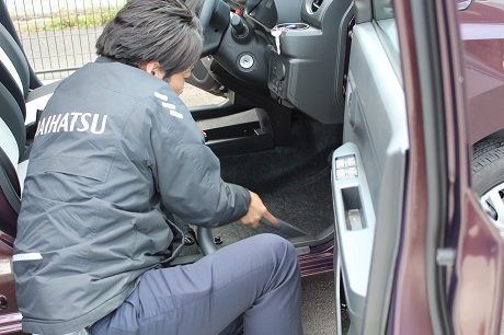 車内清掃